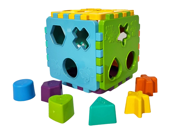 Brinquedo Educativo Cubo de Encaixar